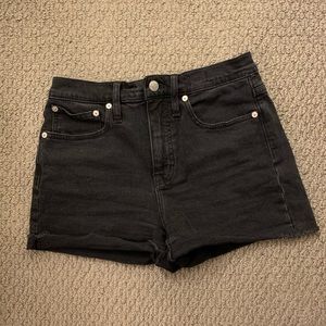 Black Madewell denim shorts